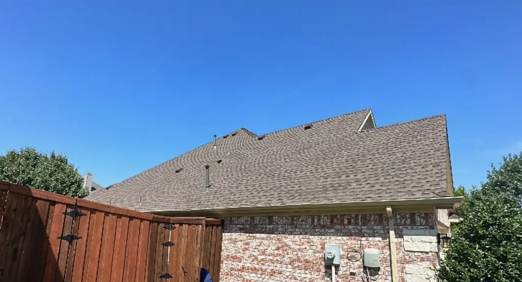 Completed roof replacement project in Mountainside